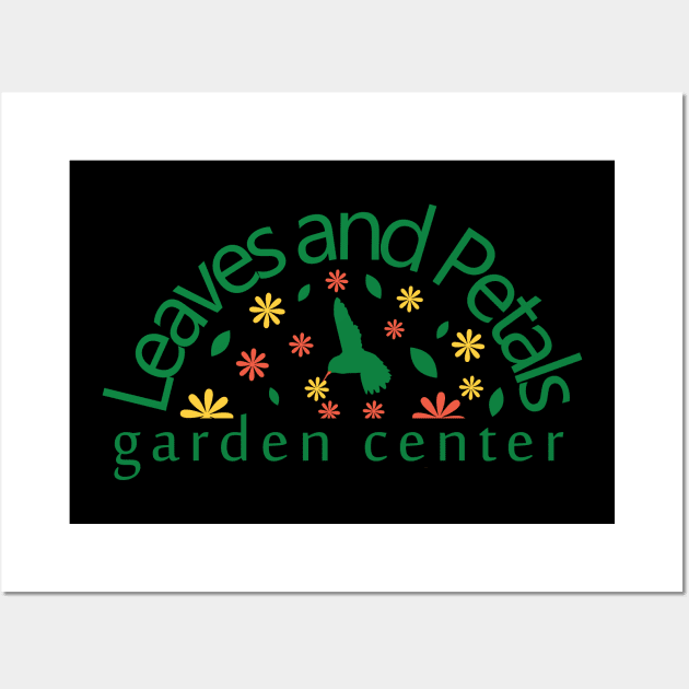 Leaves and Petals Garden Center Wall Art by jazzworldquest